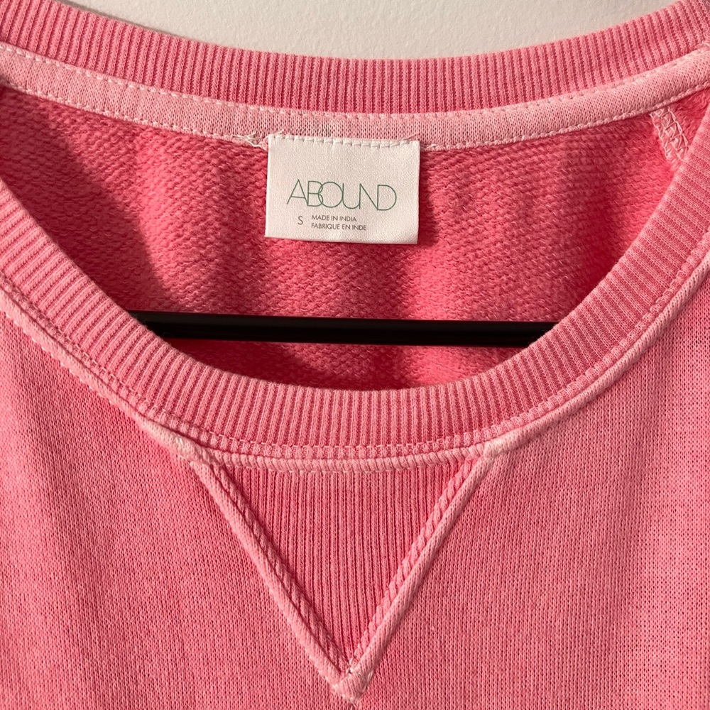 Abound Pink Sweatshirt - Size S - Picture 2 of 3